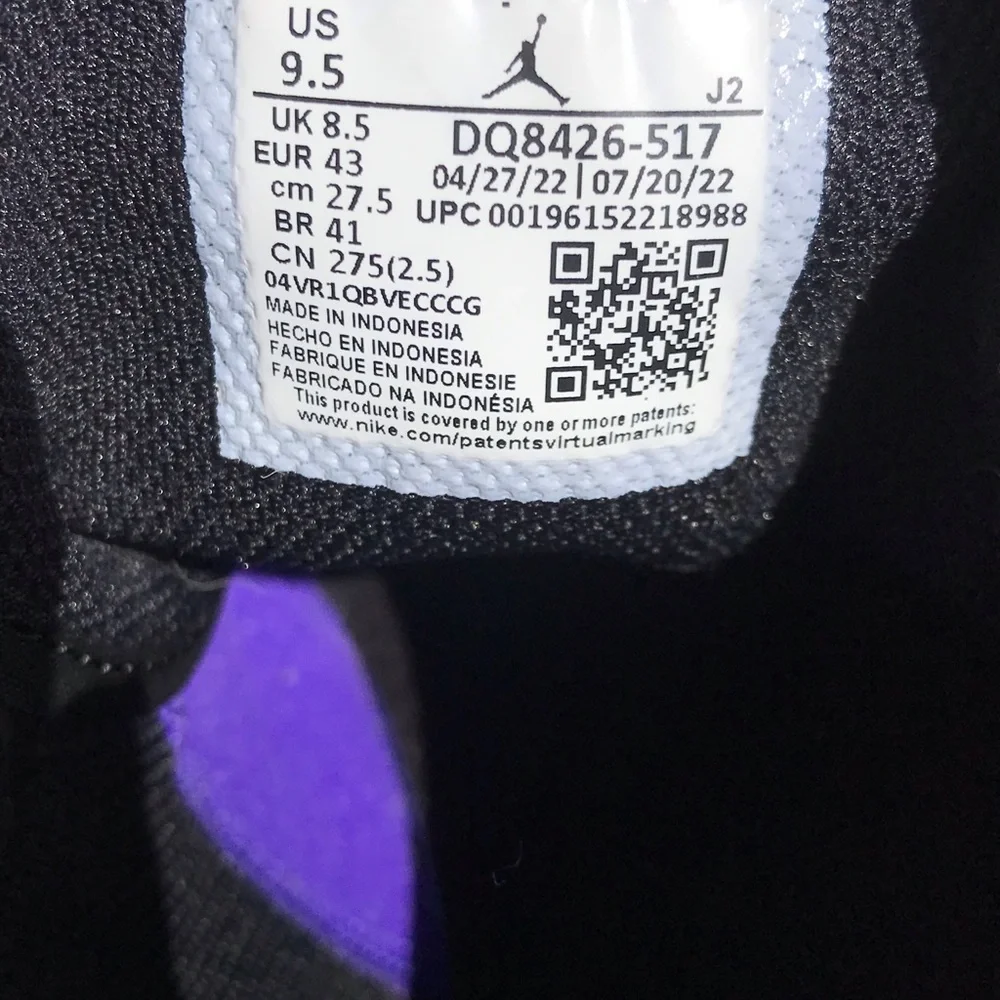 Air Jordan 1 Mid Lakers Size 9.5